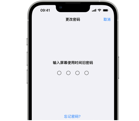 独山iPhone屏幕维修分享iPhone屏幕使用时间密码忘记了怎么办 