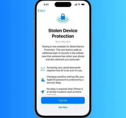 独山苹果授权维修店分享被盗设备保护功能开启方法 