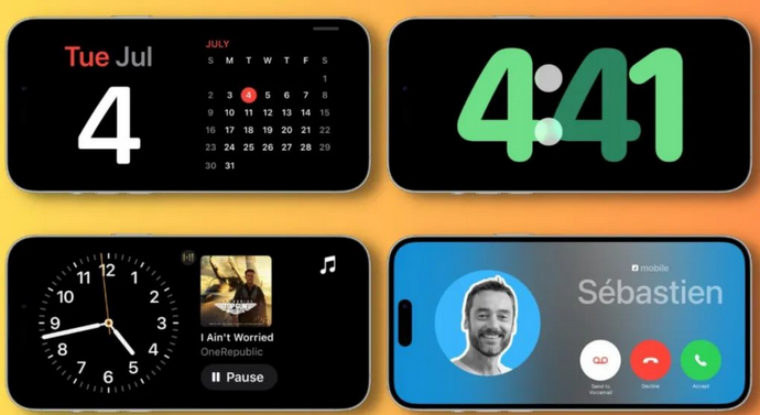 独山苹果手机维修分享iOS17横屏充电待机显示有什么好处 
