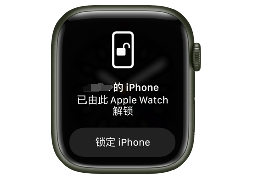 独山苹果手机维修分享用 AppleWatch 解锁配备面容 ID 的 iPhone方法 