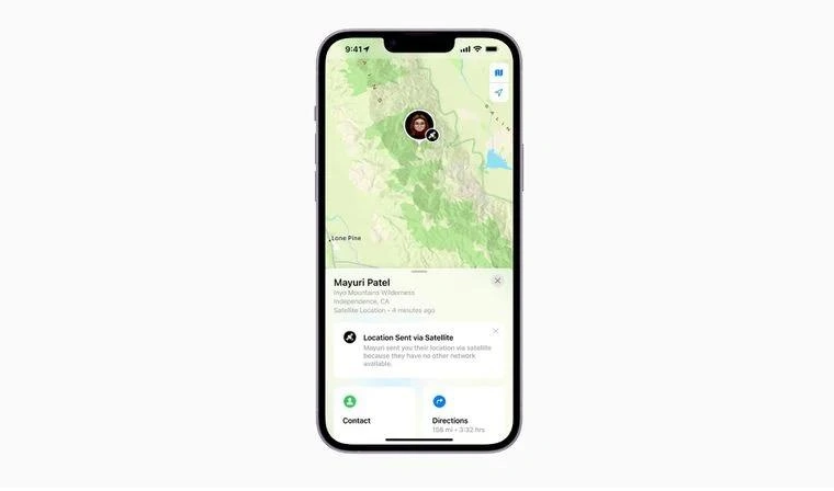 独山苹果14维修分享iPhone14系列中 FindMy功能通过卫星分享位置方法教程 